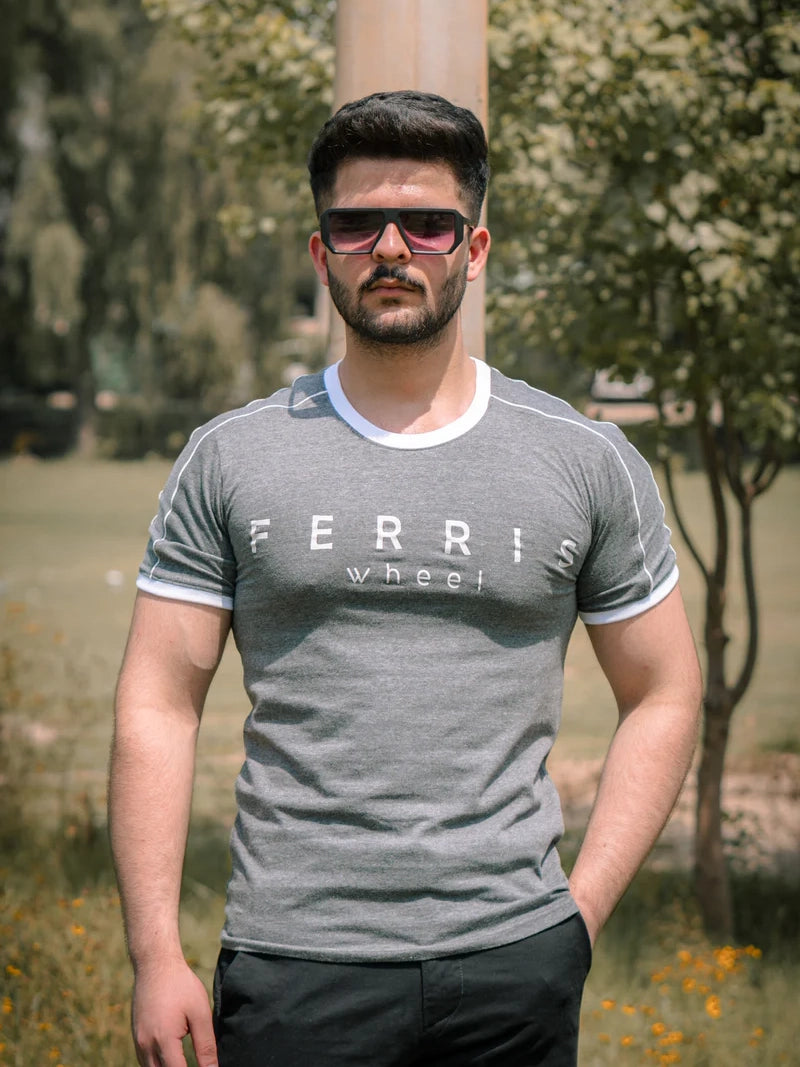 Ferris Wheel Gray comfort Tee