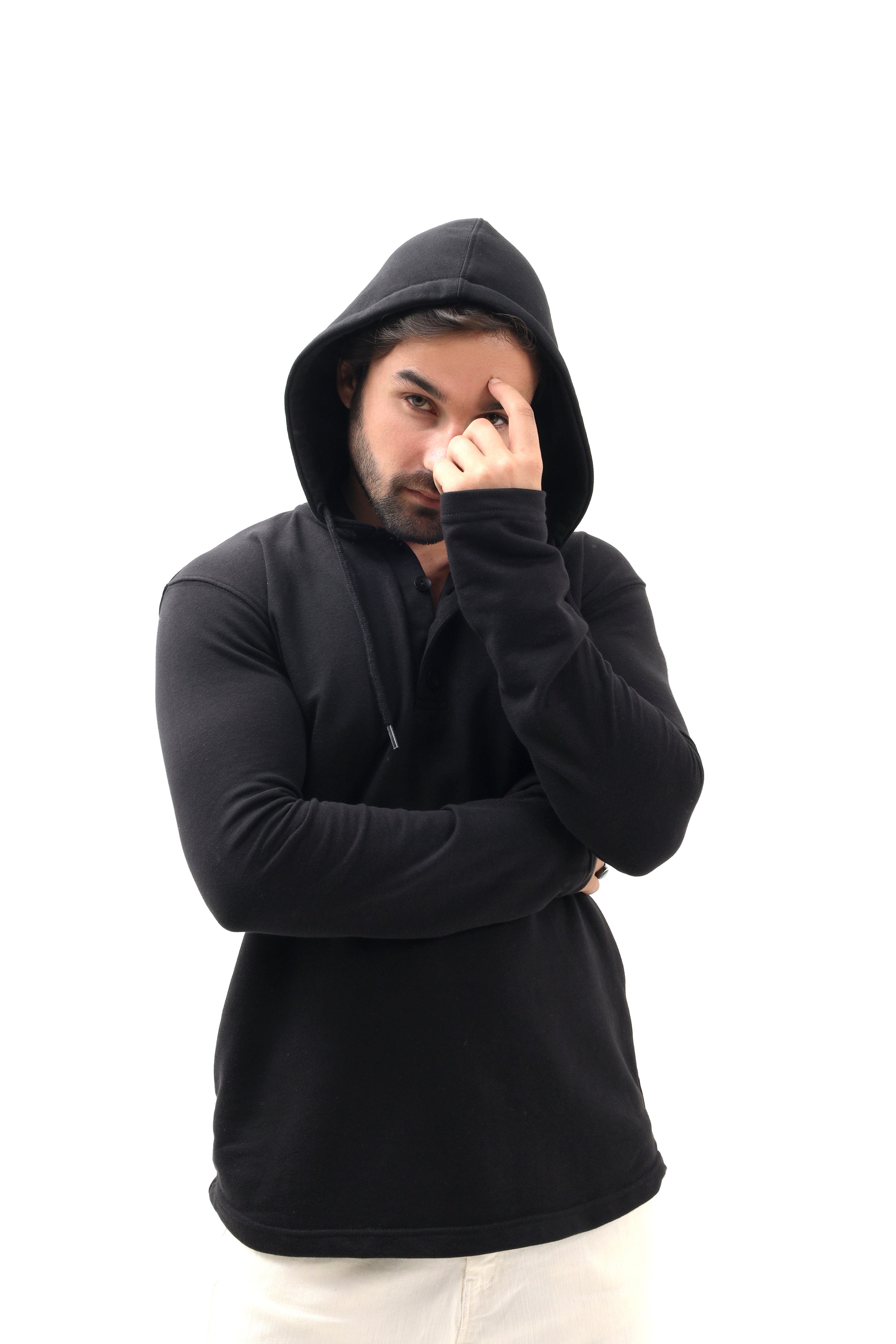 Silent Storm Black Hoodie