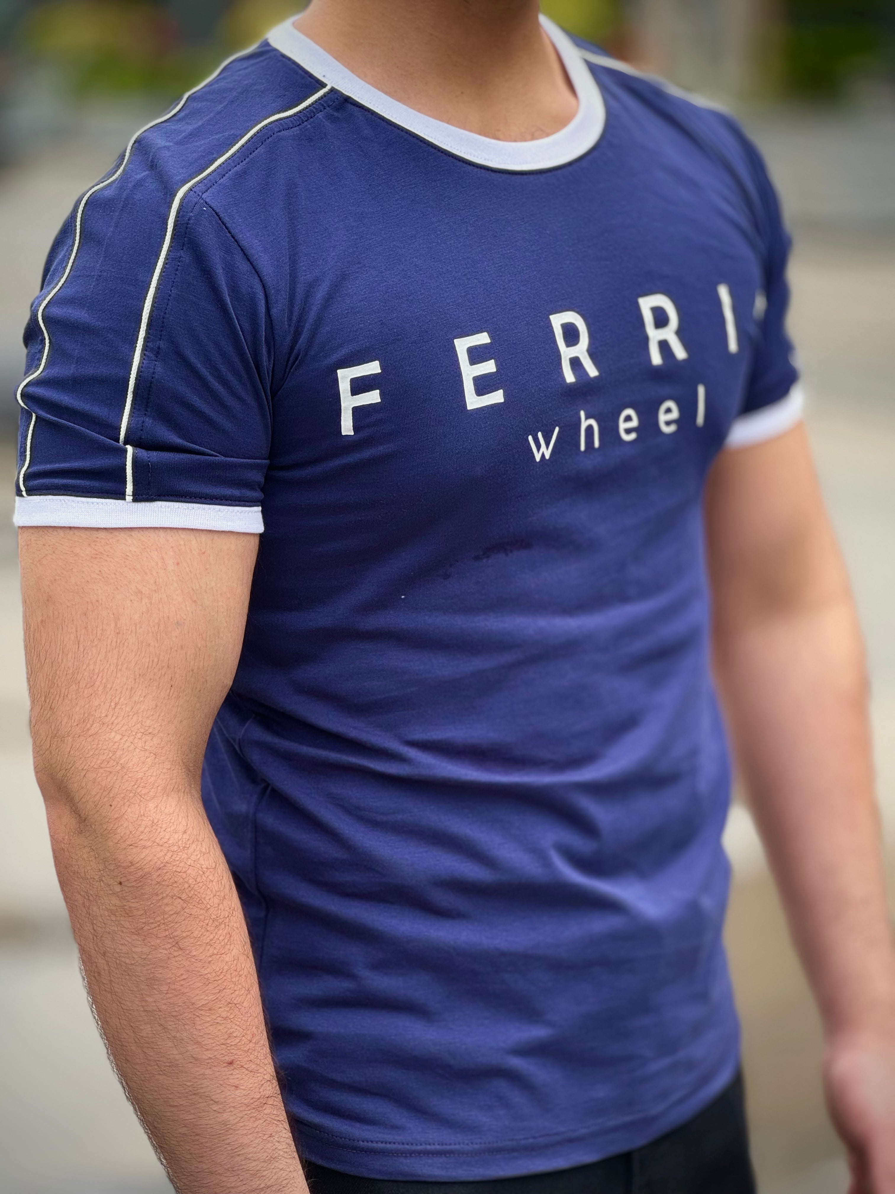 Ferris Wheel Blue comfort Tee