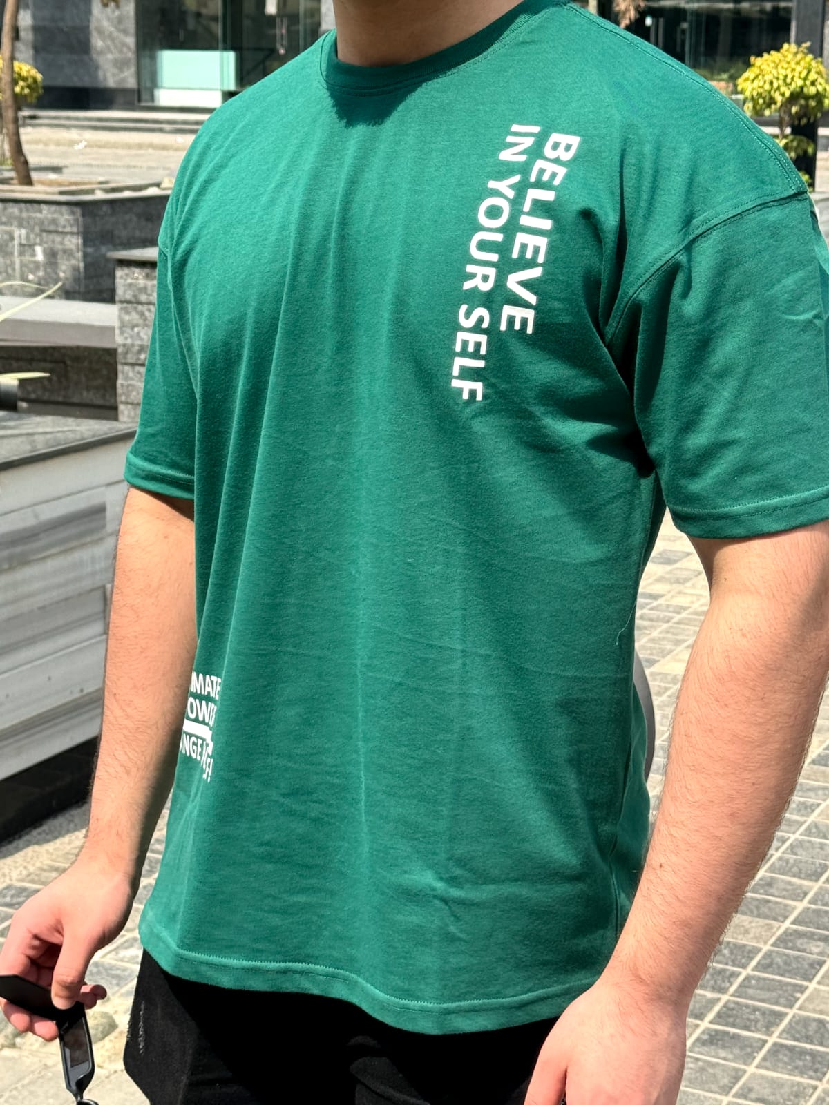 Green Oversized Tee